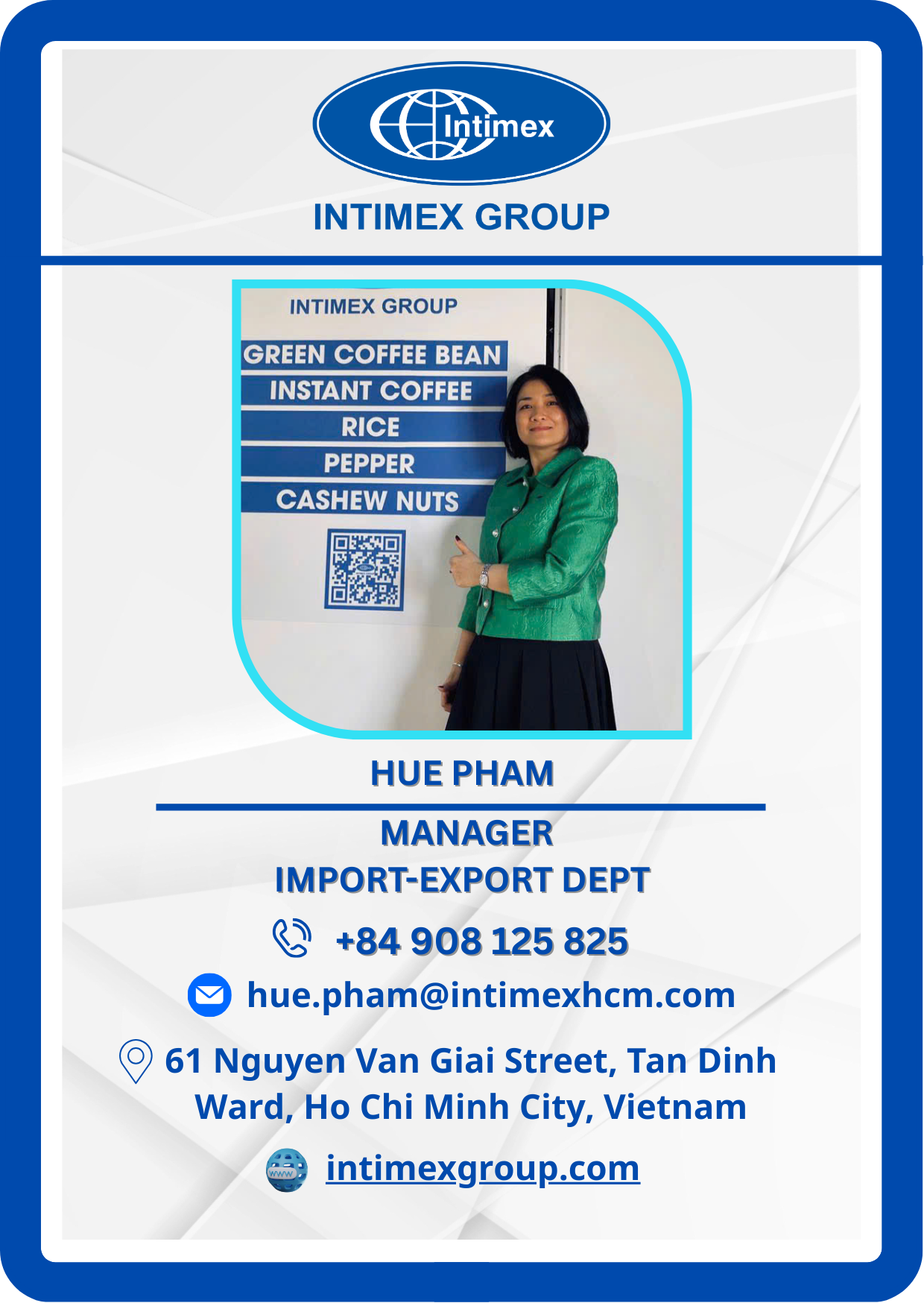 Hue Pham – Intimex Group